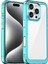 iPhone 16 Pro Kılıf Tpu Çerçeve Şeffaf Akrilik Arka Telefon Kılıfı-Şeffaf Mavi (Yurt Dışından) 1