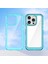 iPhone 16 Pro Kılıf Tpu Çerçeve Şeffaf Akrilik Arka Telefon Kılıfı-Şeffaf Mavi (Yurt Dışından) 2