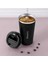Termos Kahve Kupası 380/510ML 304 Paslanmaz Çelik Vakum Kupa Sıcaklık Ekran Şişesi Termal Tumbler Business Office Kahve Kupası Kapasite: 301-400ML/RENK: Siyah (Yurt Dışından) 1