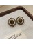 Yeni Bilezik Broş Küpe Gümüş Iğne Yağ Damlası Çiçekler Geometrik Küpe Fransız Retro Moda Mizaç Takı Broş Bilezik (Yurt Dışından) 1