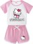 Hello Kitty Baskılı Çocuklar Kısa Kollu Takım 2024 Kız Yaz Giyim Karikatür T-Shirt Şort 2 Pc/set Çocuk Giyim Tracksuitscolor: Set/boyut: 18M (Yurt Dışından) 1