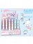 6pcs Sanrio Hello Kitty Kutu Kalemler Anime Sanrio Karikatür 0.5mm Jel Kalem Kawaii Yazma Öğrenci Çocuk Kırtasiye Çalışma Malzemeleri Renk: Sanrio 4021/BOYUT: Random 6pcs (Yurt Dışından) 1