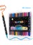 Çift Renkli Glitter Marker Yumuşak Uçlu Boyama Glitter Kalem Suluboya Kalemi (Yurt Dışından) 1