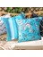 2'li Paket Açık Hava Su Geçirmez Yastık Kılıfı 18X18 Modern Sevimli Desen Dekoratif Kare Açık Hava Atma Yastık Kılıfları (Yurt Dışından) 4