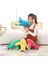 Yeni 40 cm Büyük Boy Simülasyon Uçak Peluş Oyuncaklar Çocuklar Uyku Arka Yastık Yumuşak Uçak Dolması Yastık Bebek Mavi (Yurt Dışından) 2