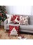 Noel Yastık Kapakları 18X18 4'lü Set, Çiftlik Evi Noel Dekoru Ev Için, Noel Süslemeleri Atmak Yastık Kılıfı Ev Için (Yurt Dışından) 4