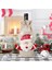 Noel Şarap Şişesi Kapağı Hediye Çantası Noel Baba Şapkası Düğün Yıldönümü Tatil Partisi Evde Noel Şarap Şişesi Çantası (Yurt Dışından) 4