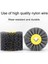 Aşındırıcı Naylon Çizim Tekerleği Parlatma Parlatma Fırçası 120MM x 100MM Düz ve Düzensiz Ahşap, Taş, Kum: 80 (Yurt Dışından) 2