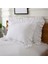 %100 Pamuk Fırfırlı Yastık Kılıfı Fırfırlı Yastık Kılıfı Beyaz Yastık Kılıfı (Yurt Dışından) 3