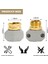 Bahçe Hortumu Tamir Takımı, Alüminyum Alaşımlı Bahçe Hortumu Ucu Tamircisi, 5/8in&3/4in Bahçe Hortumu Bağlantısına Uygun, 4 Hortum Rondelası ile (Yurt Dışından) 3