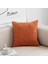 Yanık Turuncu Yastık Kılıfları 18X18 Inç 2'li Set Modern Çiftlik Evi Rustik Dekoratif Yastık Kılıfı Kare Yastık Kılıfı (Yurt Dışından) 3