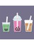 300 Adet Smoothie Jumbo Saman Şeffaf Plastik Pipet Milkshake Kacık Çay Jumbo Payet Meyve Sallar (Yurt Dışından) 2