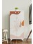 Soft Lines 3 Raflı Çok Amaçlı Dolap Mutfak Salon Banyo Ofis Salon Dolabı Beyaz 3