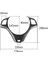 Karbon Fiber Tarzı Otomobil Iç Direksiyon Simidi Dekorasyon Kapağı Trim Kalıpları For-Bmw 3 Serisi M3 E90 E92 E93 2007-2011 (Yurt Dışından) 5
