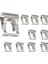 10 Pcs Ön Cam Silecek Motor Bağlantısı Taşınabilir Dayanıklı Çubuklar Kollar Bağlantı Mekanizması Tamir Klipsini Düzeltme Kiti 269617 (Yurt Dışından) 1