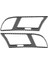 Bmw 5 Serisi E39 1998-2003 Yumuşak Karbon Fiber Araç Kapısı Hava Outlet Ses Hoparlör Panel Kapak Trim Iç Aksesuarlar (Yurt Dışından) 1