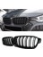 3 Çift Parlak Siyah Araba Ön Böbrek Izgara Izgarası For-Bmw 3 Serisi F30 F31 F35 2012-2018 (Yurt Dışından) 3