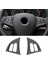 Karbon Fiber Araç Direksiyon Düğmesi Çıkartmaları Kapak Bmw-X5 X6 E70 E71 2018-2013 (Yurt Dışından) 4