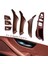 3x Rhd Araba Iç Kapı Tutucu Iç Kapı Paneli -Bmw 5 Serie F10 F11 520 525 Kırmızı -Brown Rhd Için (Yurt Dışından) 5