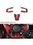 Ford Mustang 2016-2023 Iç Dekorasyon Stili Için Karbon Fiber Kırmızı Direksiyon Simidi Kapağı Döşeme (Yurt Dışından) 5