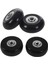 4 Set Bagaj Bavul / Sline Dış Mekan Yedek Yedek Tekerlekler Siyah 45X19MM &amp; 50X20X6.1 mm (Yurt Dışından) 2