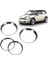 4pcs/set Araba Havası Havalandırma Klima Çıkış Halka Kapağı Karbon Fiber Mini Cooper Için Arayın R56 2006-2013 (Yurt Dışından) 3