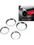 4pcs/set Araba Havası Havalandırma Klima Çıkış Halka Kapağı Karbon Fiber Mini Cooper Için Arayın R56 2006-2013 (Yurt Dışından) 4