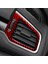 Abs Kırmızı Karbon Fiber Yan Hava Havalandırma Outlet Kapak Trim Dekor Etiketi Honda Civic 10. Gen 2016 2017 2018 2019 (Lhd) (Yurt Dışından) 4