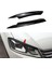 Passat Için 4x B7 2010-2015 Araba Far Göz Kapakları Kaşları Abs Far Lambası Sticker Kapak Döşeme Aksesuarları - Siyah (Yurt Dışından) 3