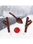 3x Ren Geyiği Dekorasyon Aracı Burun Boynuz Kostüm Seti Rudolph Noel Ren Geyiği Karınca Kırmızı Burun Süsleri Elk Boynuzları (Yurt Dışından) 4