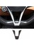 Direksiyon Simidi Dekorasyon Çerçevesi Alfa Için Alfa Romeo Giulia Stelvio 2017 2018 2019 Aksesuarları, Abs Karbon Fiber (Yurt Dışından) 2