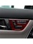 Kırmızı Ahşap Tahıl Iç Kapı Koltuk Ayarlama Anahtarı Kapak Trim Mercedes-Benz C Sınıfı W204 2007-2013 (Yurt Dışından) 5