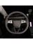 Tesla Model 3 Için Highland 2024 Araç Direksiyon Simidi Kapağı Trim Sticker Iç Aksesuarlar Abs Karbon Fiber (Yurt Dışından) 3