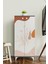 Soft Lines 3 Raflı Çok Amaçlı Dolap Mutfak Salon Banyo Ofis Salon Dolabı Beyaz 2
