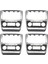 4x 2 Din Radyo Fasyası Skoda Octavia Ses Stereo Panel Montaj Kurulumu Dash Kit Trim Çerçeve Adaptörü (Yurt Dışından) 1