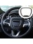Jeep Grand Cherokee Srt Siyah Colour1 Için 15-20 Dodge Challenger Şarj Cihazı Için Karbon Fiber Direksiyon Çerçevesi Trim Halkası (Yurt Dışından) 2