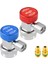 R134A H / L Otomatik Araç Hızlı Bağlayıcı Bağlayıcı Pirinç Adaptör Klima Soğutucu Akışkanı Ayarlanabilir Ac Manifold Göstergesi (Yurt Dışından) 1