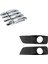 1 Set Krom Kapı Kolu Kapak Döşeme ve 1 Set Araba Sağ ve Sol Tampon Sis Lambası Havalandırma Izgara Lambası (Yurt Dışından) 2