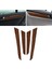 4pcs Iç Kapı Paneli Kapak Benz C Sınıfı W204 2007-2013 Için Kahverengi Ahşap Tahıl (Yurt Dışından) 2