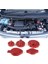 Honda N-Box Jf3 Jf4 Için 2017-2021 K-Car Yakıt Kapağı Motor Yağ Kapak Radyatör Kapayacı Kapak Kapak Fren Sıvı Kapalı Kapak Trım, Kırmızı (Yurt Dışından) 3