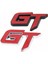 Ford Mustang Focus Için 2x 3D Gt Logo Araba Sticker 2 3 Fiesta Ranger Mondeo Mk2 Kırmızı+Siyah ve Kırmızı+Gümüş (Yurt Dışından) 1