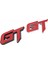 Ford Mustang Focus Için 2x 3D Gt Logo Araba Sticker 2 3 Fiesta Ranger Mondeo Mk2 Kırmızı+Siyah ve Kırmızı+Gümüş (Yurt Dışından) 2