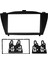 Çift Din Arab Radyo Fasya Trim Kiti Yükle Çerçeve DVD Panel Hyundai Tucson IX35 2010+ 178X102MM Için Stereo Arayüz (Yurt Dışından) 3