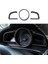 Mazda 3 Axela Için 15X 2014-2018 Karbon Fiber Gösterge Tablosu Iç Cihaz Çerçevesi Kapak Döşeme (Yurt Dışından) 2