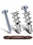 Çinko Kendi Kendini Sondaj Alçıpan Ankrajları, Içi Boş Duvar Ankrajı ve Vida Kiti, Alçıpan Vidaları, 50 Pcs Ağır Hizmetli Metal Duvar Ankrajları (Yurt Dışından) 1