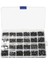 1440PCS Counterunk Düz Head Mini Vida Seti M1.4 M1.7 M2 M2.5 M3 Karbon Çelik Bilgisayar Defter Dizüstü Bilgisayar Vidaları Kiti (Yurt Dışından) 2