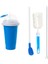 Freeze Magic Slushy Cup, Kapaklı ve Pipetli Smoothie Bardakları, Slushie Maker Cup Harika Şeyler (Yurt Dışından) 1