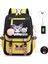 Animasyon Çizgi Film Popüler Çevresel Baskı Öğrenci Sırt Çantası USB ile Çok Işlevli (Yurt Dışından) 1