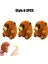 Sevimli Dolgulu Hayvanlar Peluş Peluş Capya Anahtarı 12CM Karikatür Simülasyonu Capya Kolye Snot-Pulling Sevimli Okul Çantası Kolye Renk: Stil A-3 Pcs (Yurt Dışından) 1