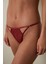 Bordo Dantelli Normal Bel String Külot 1